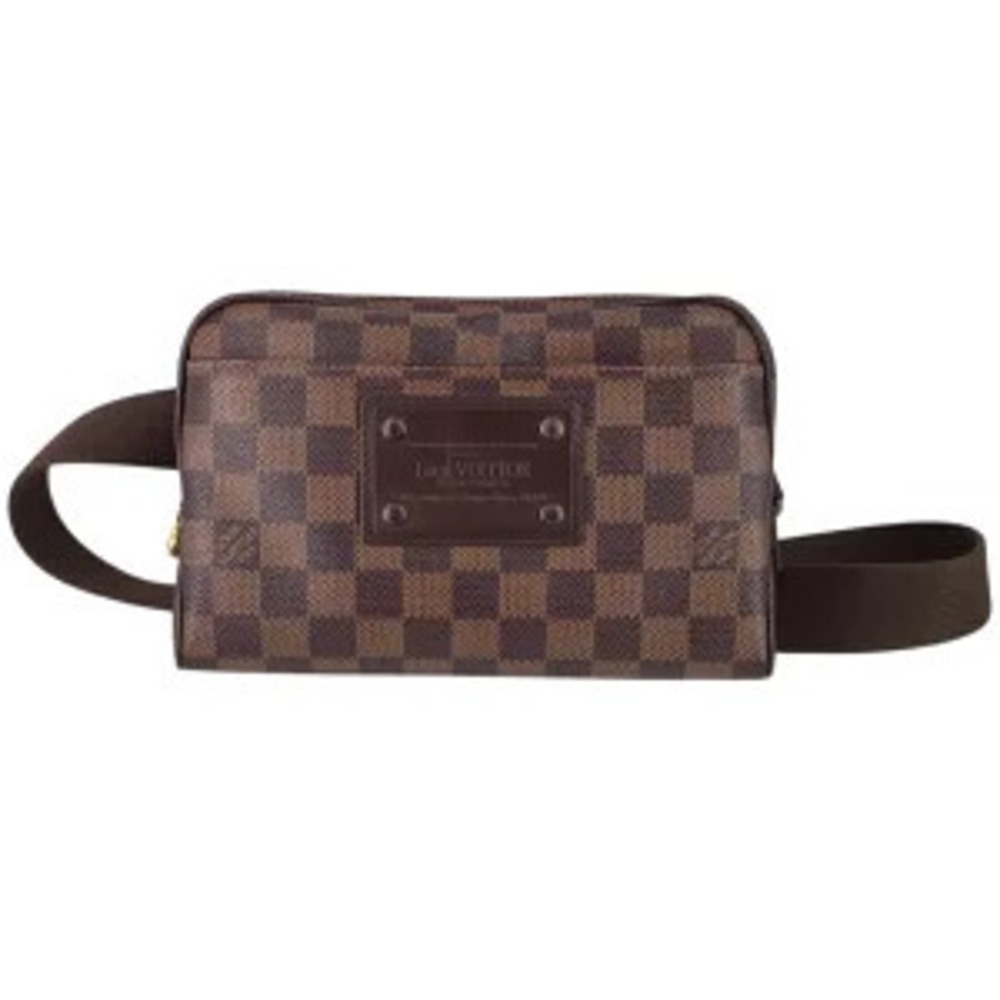 LOUIS VUITTON Damier Bumbag Brooklyn Brown Body Bum Crossbody Belt Bag